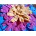 Schnüffelteppich groß 55cmx60cm, Design: Blumenstrauß, Schnüffelwiese, Hundespielzeug, Smart toy, Geschenk für Hunde,Katzen und Minischweine